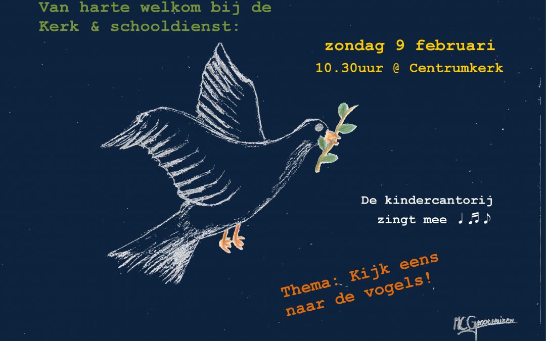 Kerk & schooldienst: zon 9 feb